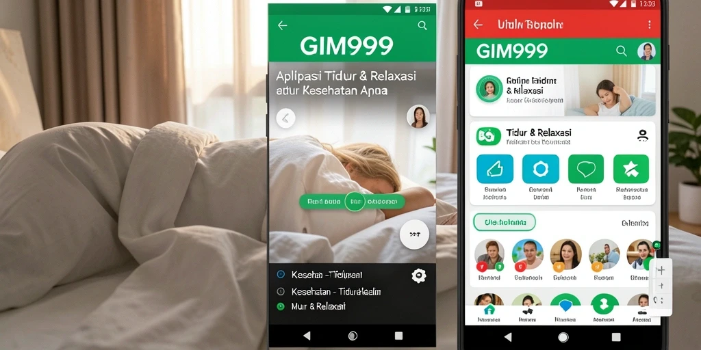 Antarmuka intuitif GIM999 untuk pengalaman relaksasi yang menyenangkan.