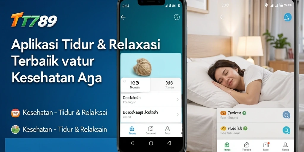 Tampilan antarmuka TT789 yang user-friendly untuk tidur dan relaksasi.