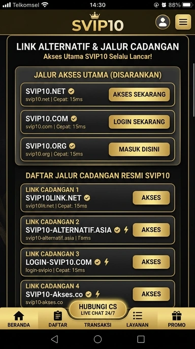 Link Alternatif Terbaik untuk svip10 di Indonesia
